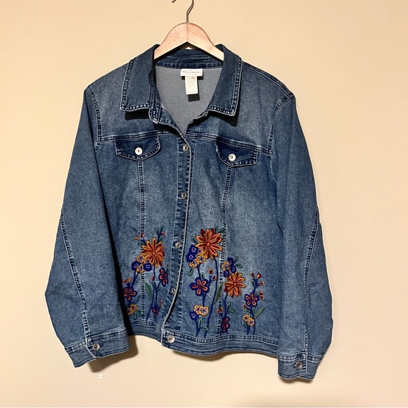 Alfred Dunner Jackets & Blazers - Alfred Dunner Blue Denim Jacket